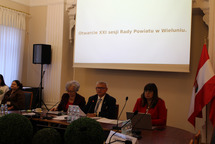 XXI sesja Rady Powiatu w Wieluniu