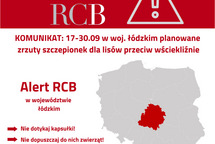 Zrzuty szczepionek dla lisów przeciw wściekliźnie