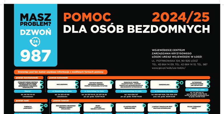 Pomoc dla osób w kryzysie bezdomności