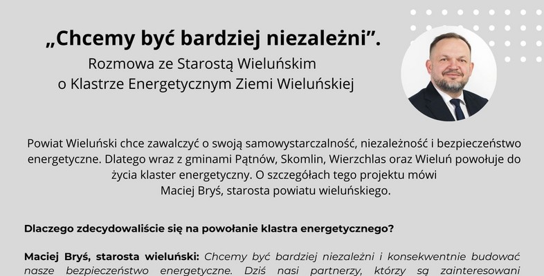 „Chcemy być bardziej niezależni