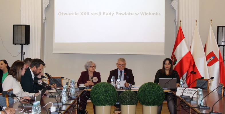 XXII sesja Rady Powiatu w Wieluniu