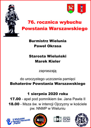 76. rocznica wybuchu Powstania Warszawskiego
