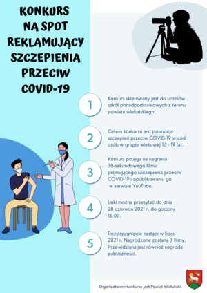 Konkurs na spot promujący szczepienia przeciw COVID-19