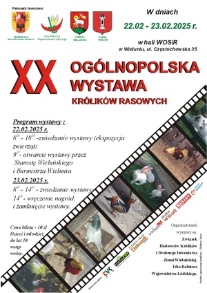 XX OGÓLNOPOLSKA WYSTAWA KRÓLIKÓW RASOWYCH