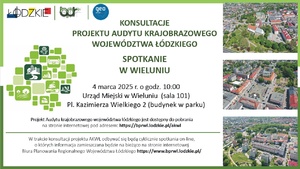 Konsultacje projektu audytu krajobrazowego WŁ spotkanie w Wieluniu