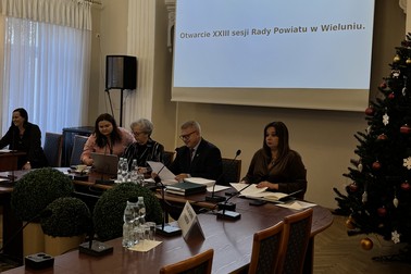 XXIII sesja Rady Powiatu w Wieluniu