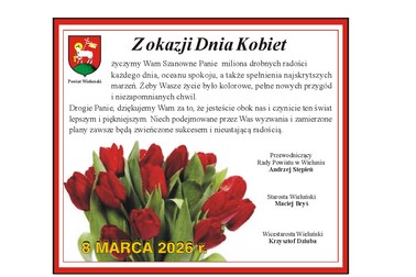 Życzenia z okazji Dnia Kobiet